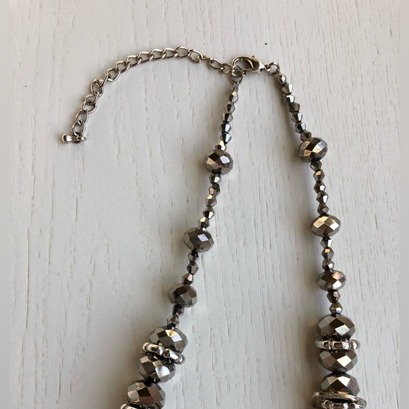 Unique Silver Tone/Bronze Necklace - Picture 3 of 13